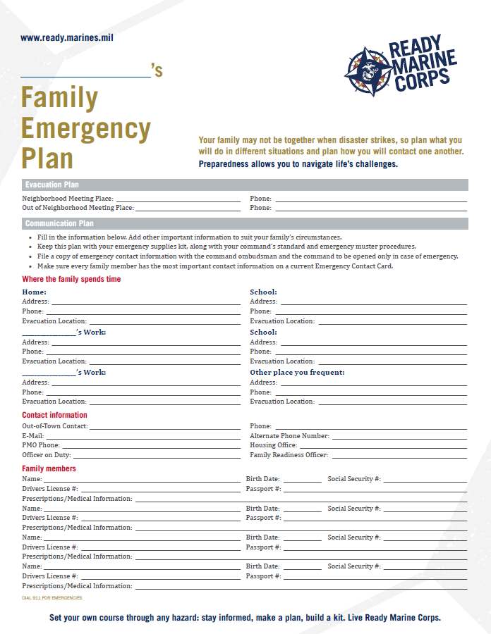 Family Disaster Plan Template from www.ready.marines.mil